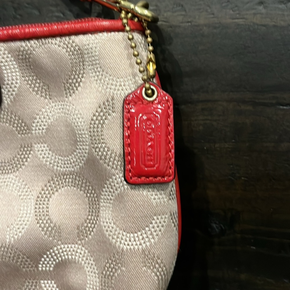 Coach Ashley Wristlet - Dotted Optic C - w/ COA EUC - Picture 11 of 12